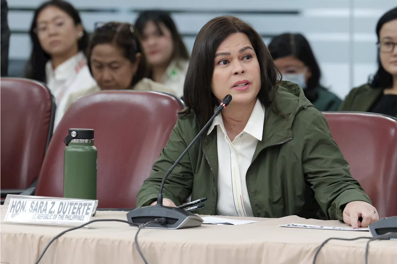 VP Sara Duterte attends House deliberation on proposed 2025 OVP budget