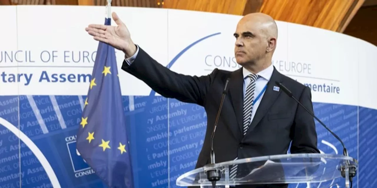 Alain Berset tritt Amt als Generalsekretär des Europarats an