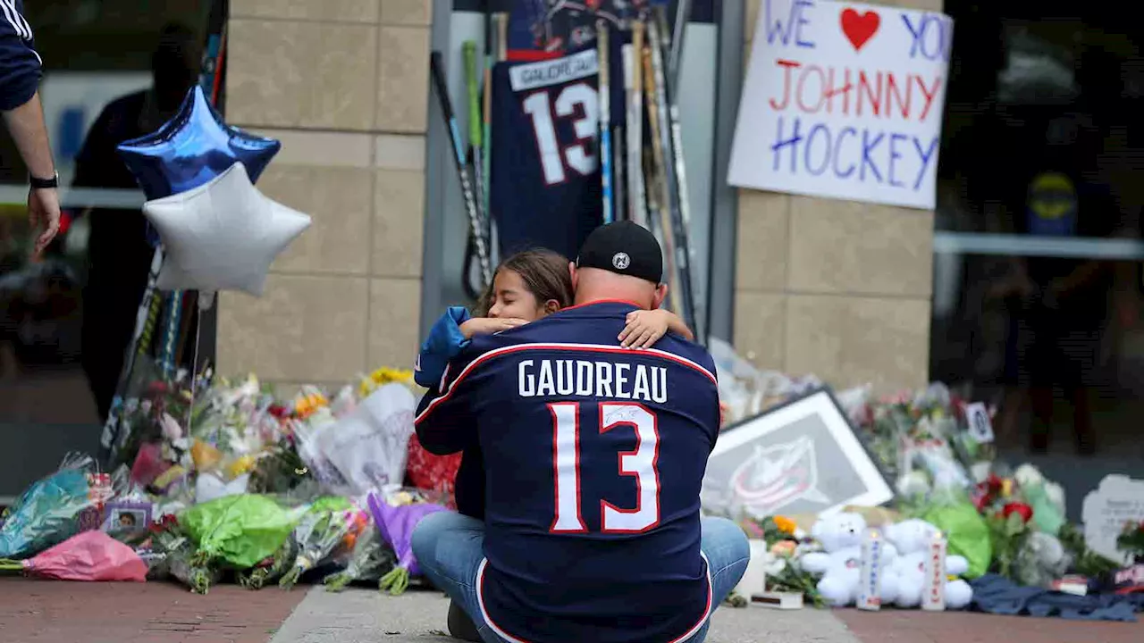 Blue Jackets open camp amid lingering grief over death of Johnny Gaudreau