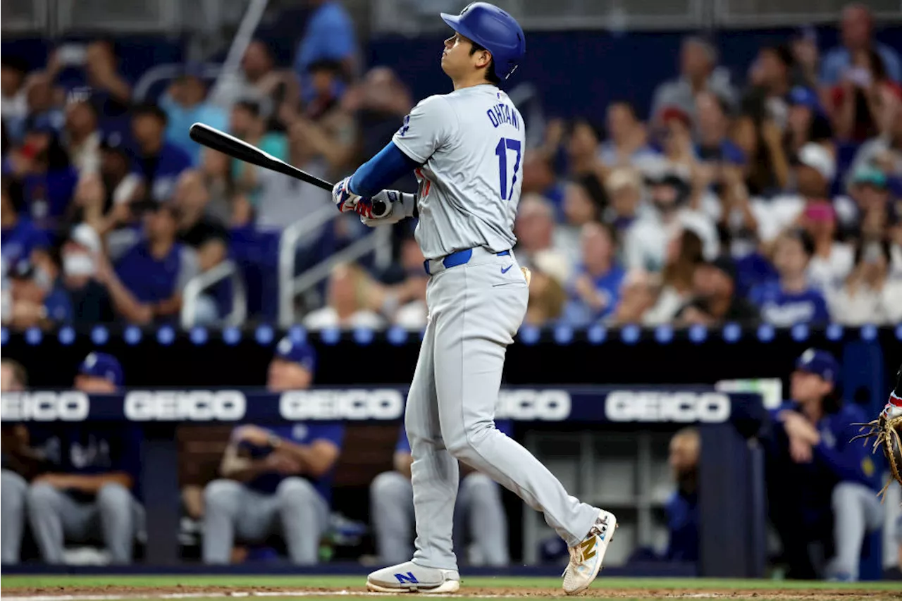 Shohei Ohtani hits 48th homer in Marlins 11-9 win over Dodgers