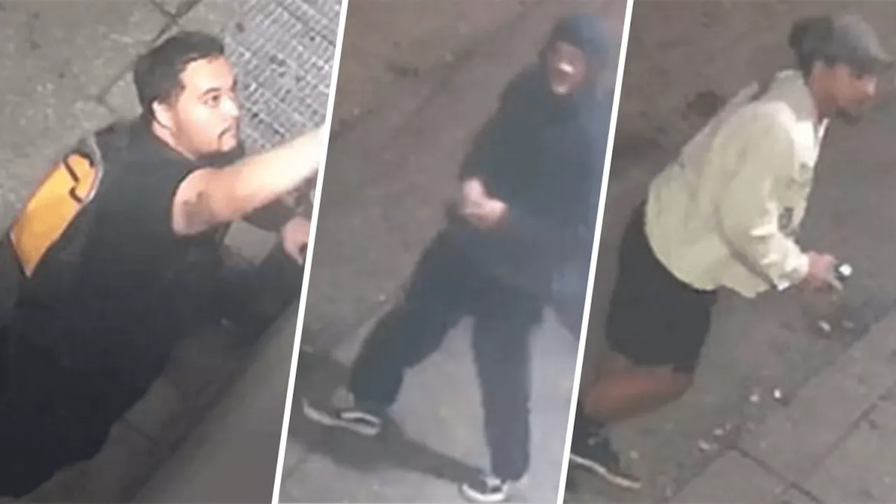 Vandals sought after caught on video spray painting Center City building
