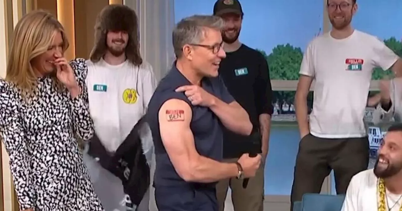 Ben Shephard exposes 'new tattoo' that will horrify family as he shows off arms