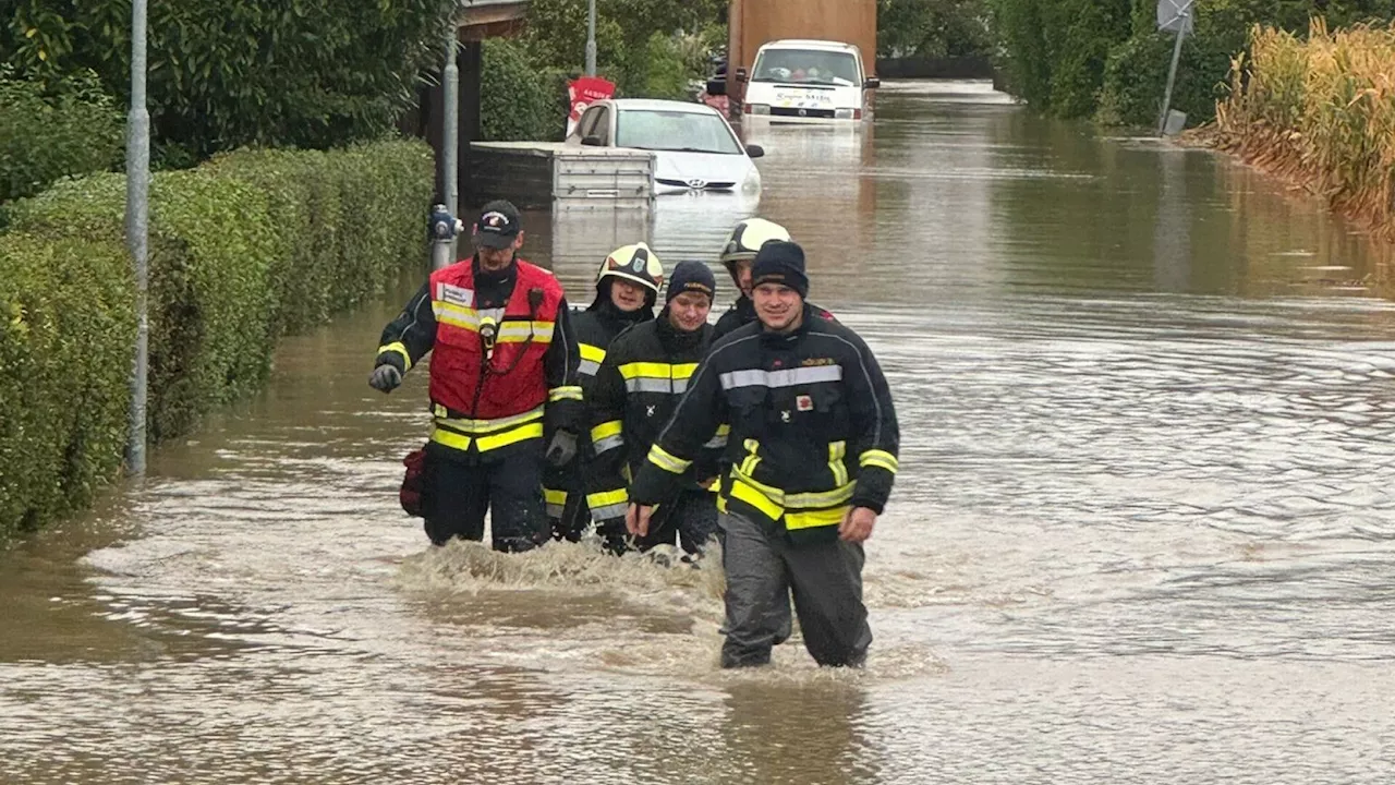 Hochwasser: „Sind glimpflich davongekommen“