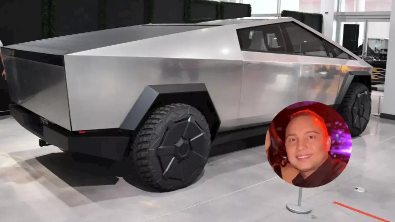 Giovanny Ayala presumió su nueva Tesla Cybertruck, la camioneta indestructible: esta fue la millonada que gastó