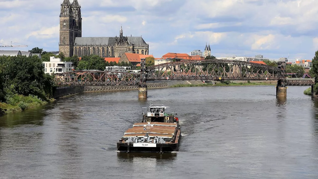 Sachsen-Anhalt: Elbe bleibt in Sachsen-Anhalt noch unter Alarmstufen