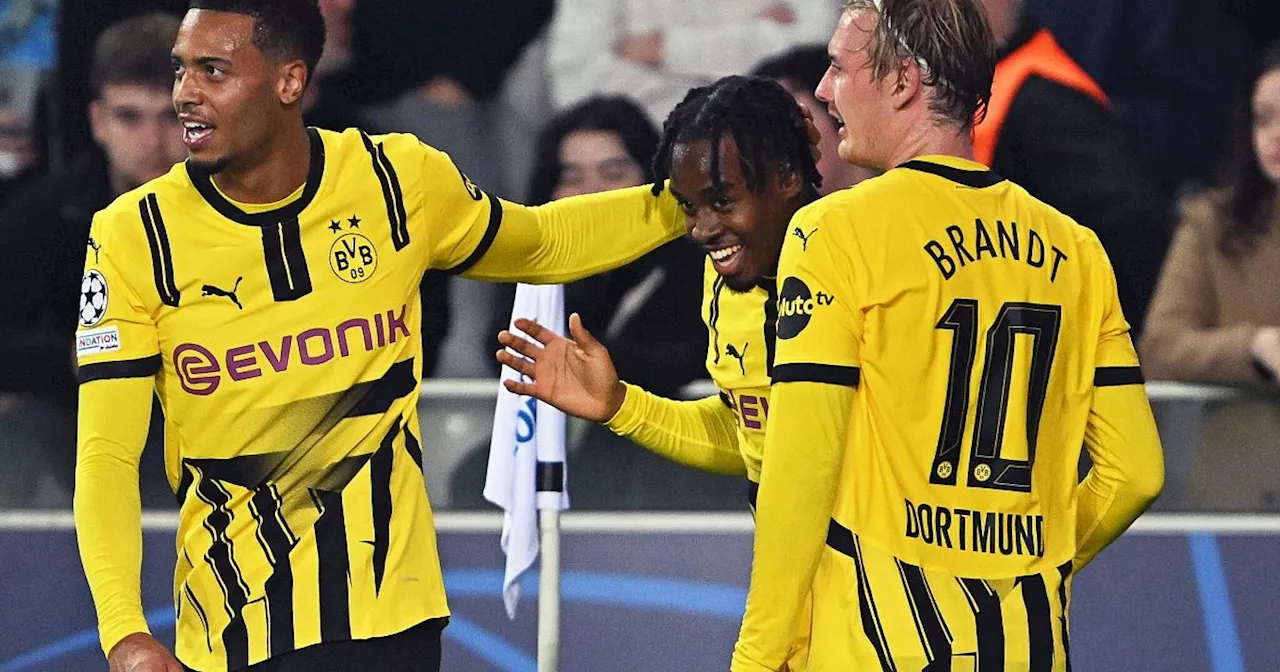 Erst schwach, dann trifft Gittens: BVB gewinnt in Brügge