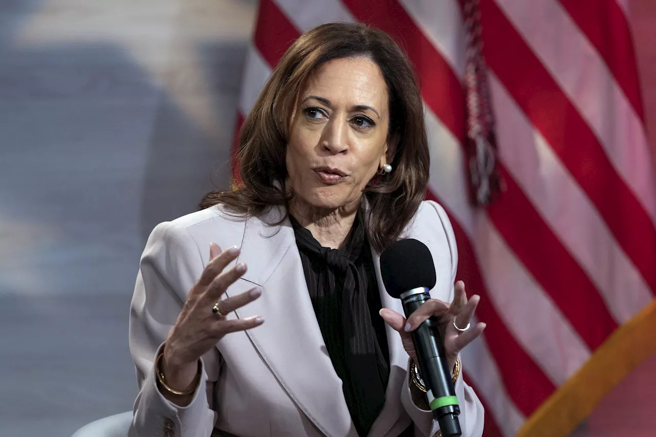 In measured tone, Harris addresses Black journalists on gun violence, Black male vote, and more