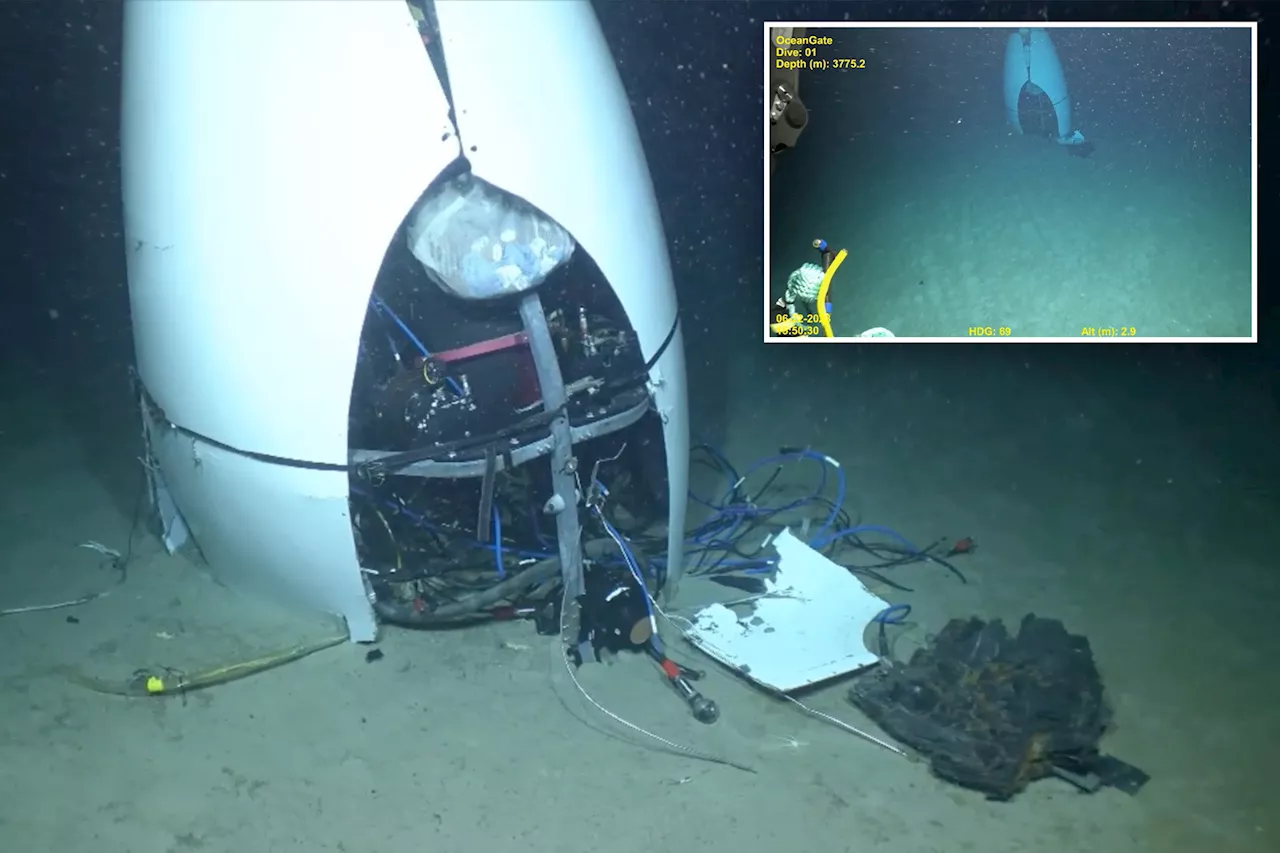 New deep-sea footage gives stunning look at doomed Titan submersible wreckage