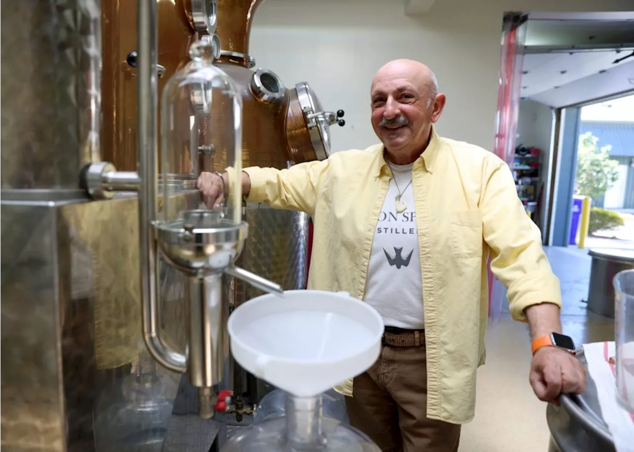 Scientist-turned-artist Farid Dormishian crafts unique spirits at Falcon Spirits Distillery