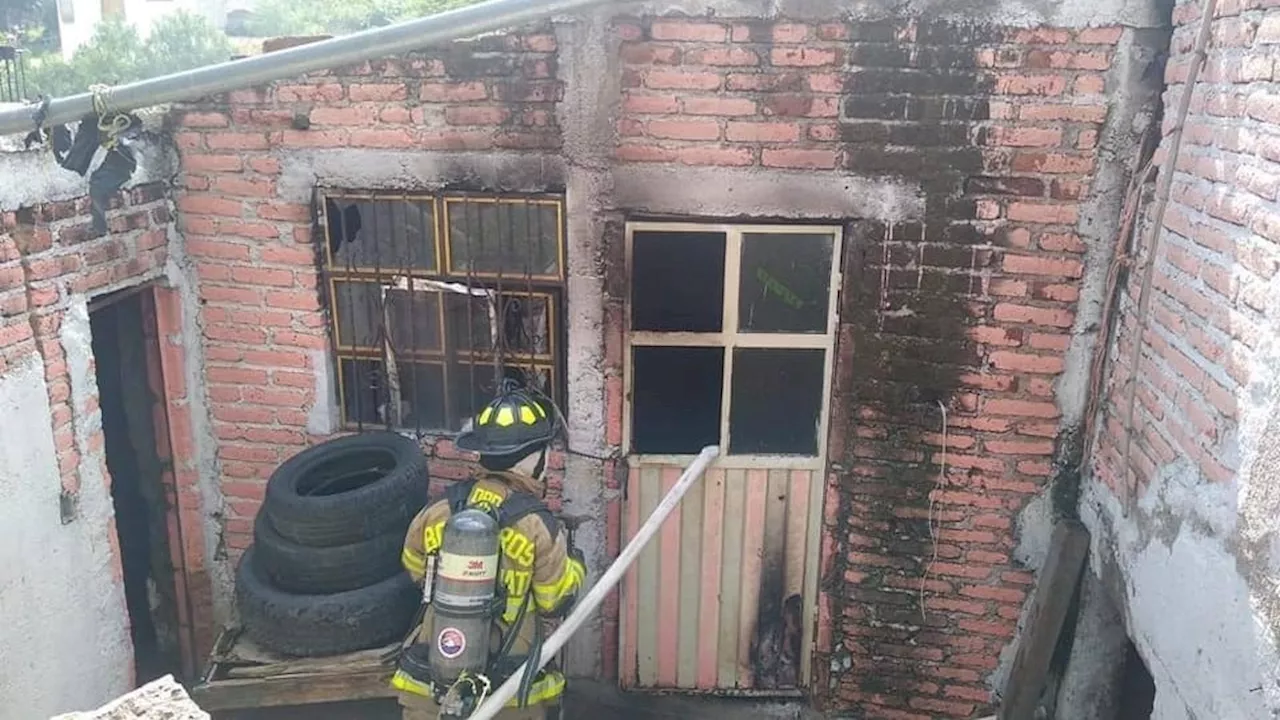 Incendio en Las Palomas: Joven sale ileso tras quema de basura en Guanajuato