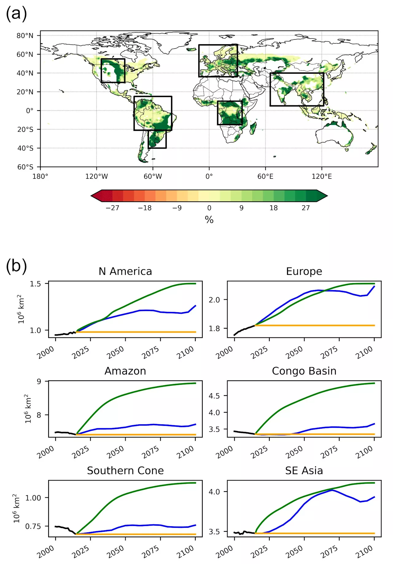 Side effects of wide-scale forestation could reduce water availability by 15% in vulnerable regions