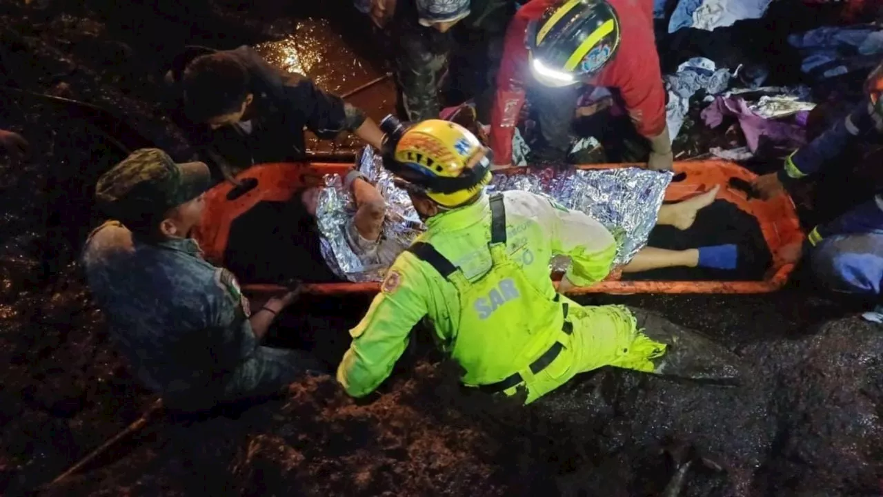 Aumentan a nueve los muertos por desgajamiento de cerro en Jilotzingo, Edomex