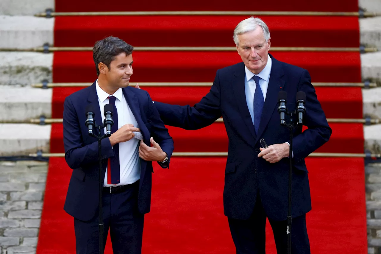 Nouveau gouvernement : le coup de pression de Gabriel Attal à Michel Barnier