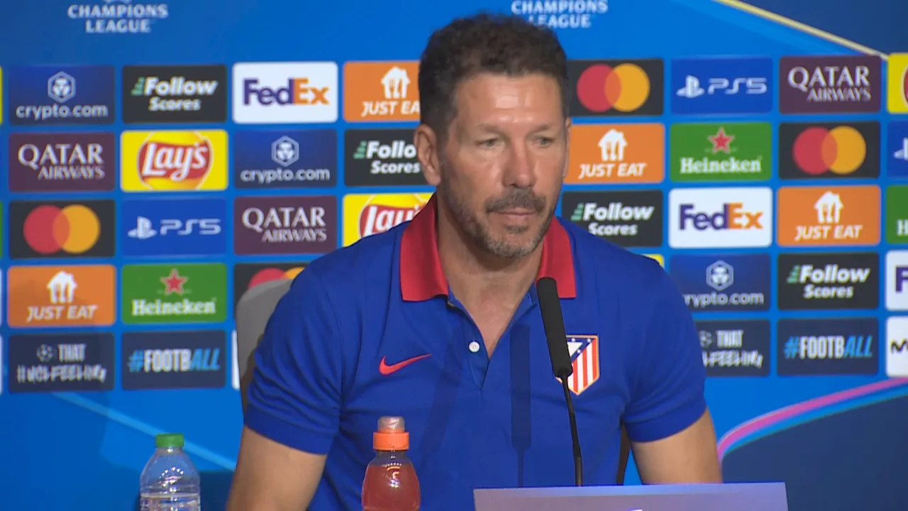 Diego Simeone se 'viste' de Luis Aragonés ante el estreno en Champions: 'Hay que ganar'