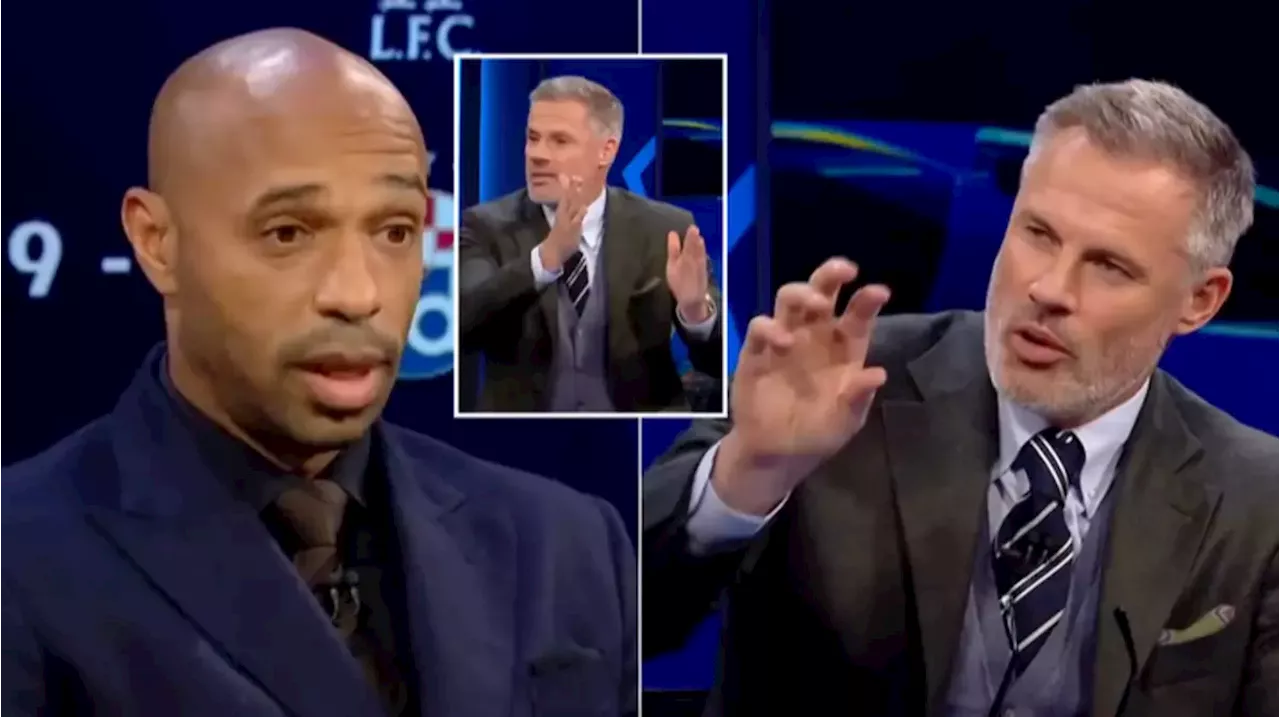 Jamie Carragher didn't hesitate when naming the 'greatest goal ever scored' but Thierry Henry disagrees