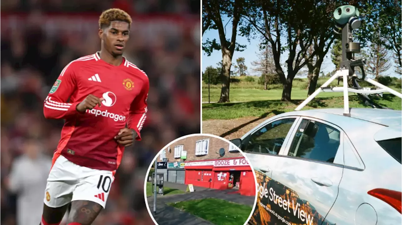 Man Utd star Marcus Rashford shares incredible hidden Google Maps image that has to be seen to be believed