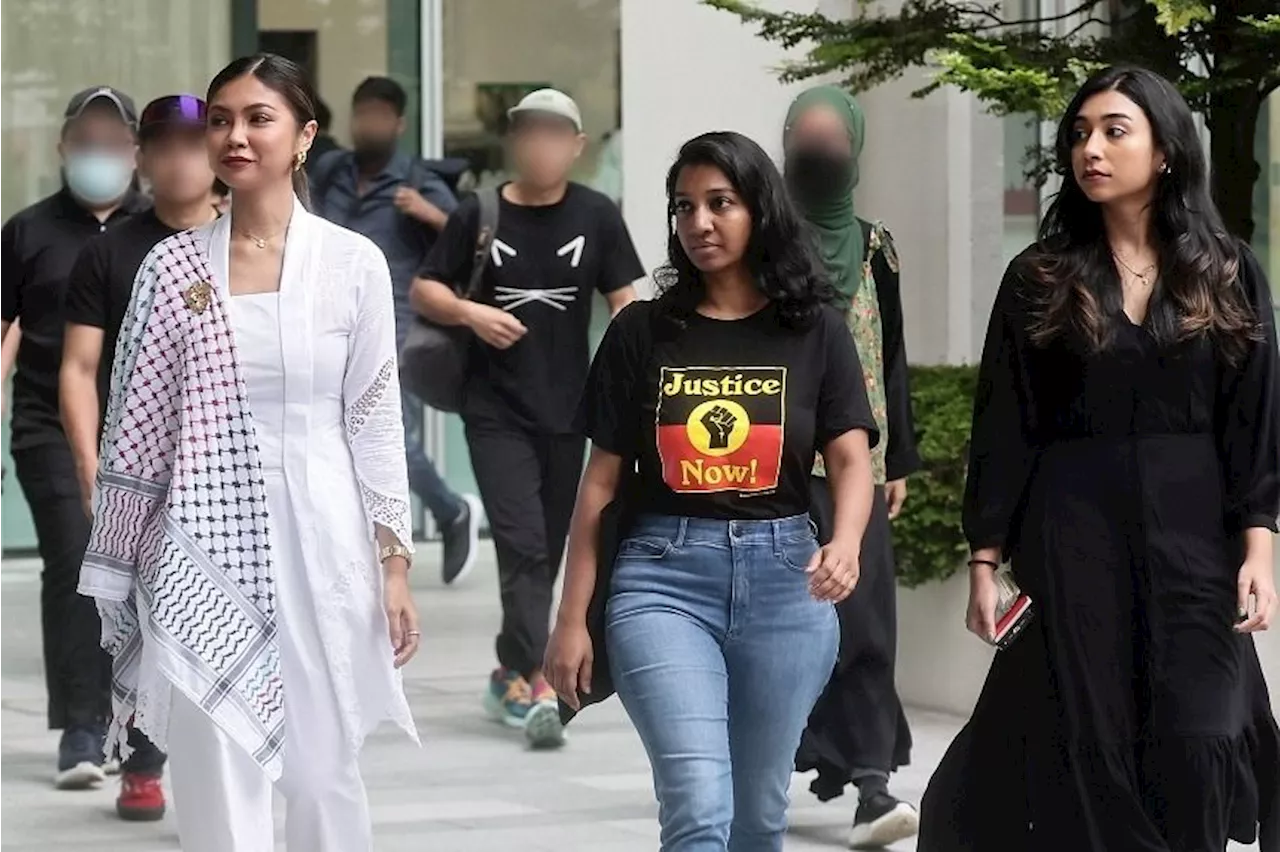 Three women accused of organising procession outside Singapore Istana to contest charges