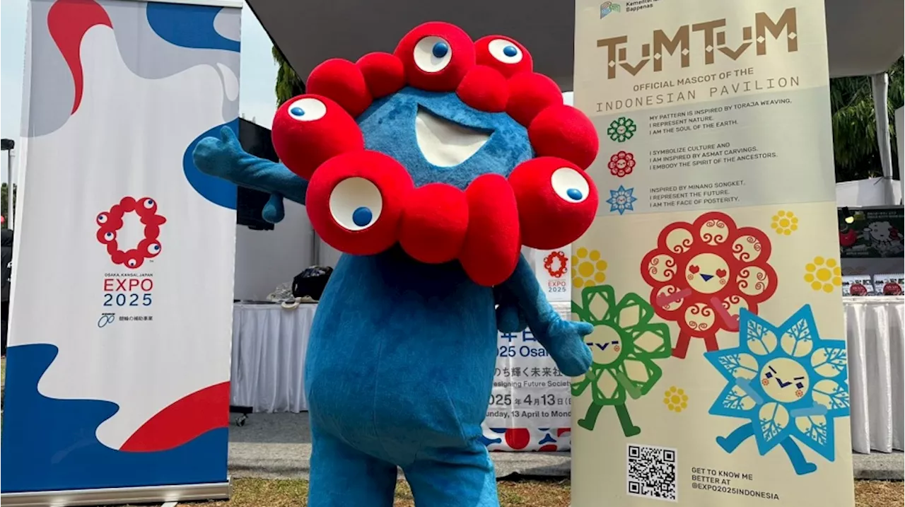 Myaku-Myaku Maskot Resmi World Expo 2025 Osaka Tampil Perdana di Jakarta