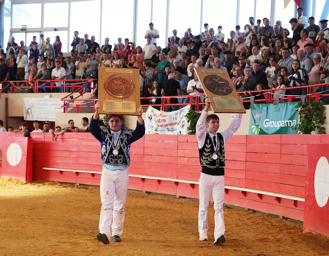 Course landaise : Théo Castagnon et Thibaut Larrère, champions des jeunes