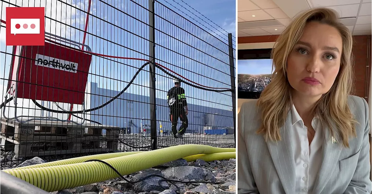 Näringsminister Ebba Busch om Northvolts kris – för samtal med tyska regeringen