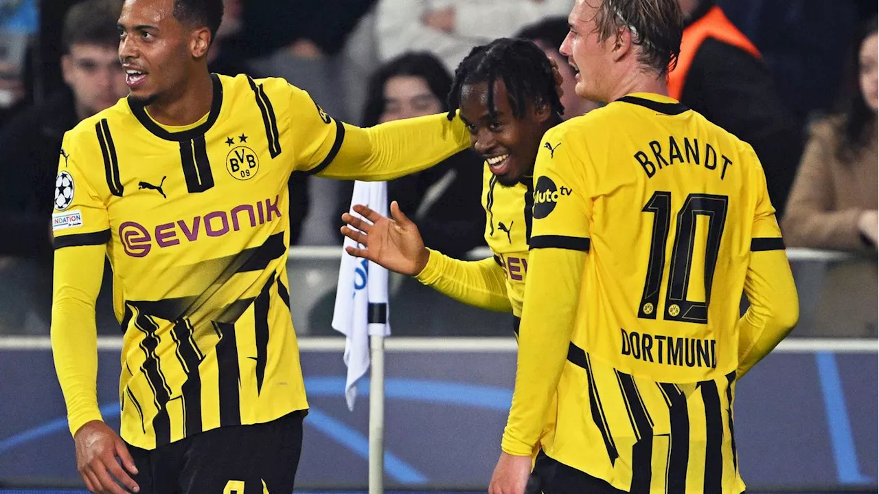 Erst schwach, dann trifft Gittens: BVB gewinnt 3:0 gegen Brügge in der Champions League