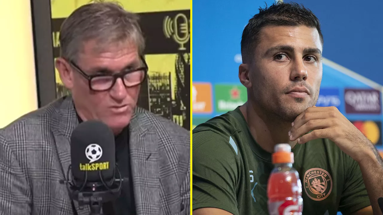 – Simon Jordan hits out at Rodri following Man City star’s threat over player strike...