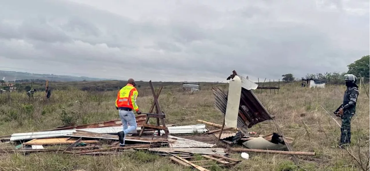 KDM demolishes illegal structures in Shayamoya after court order