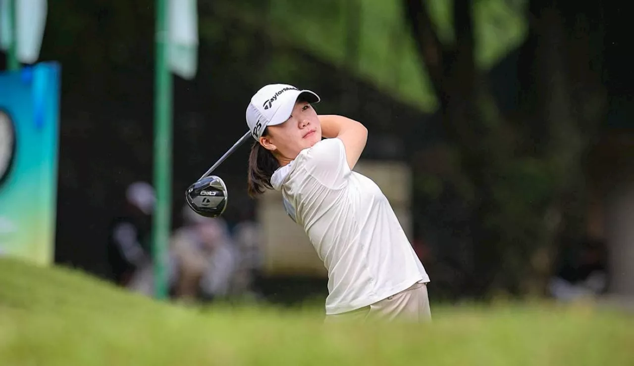 Junior PGT champ outshines pros with gutsy 73