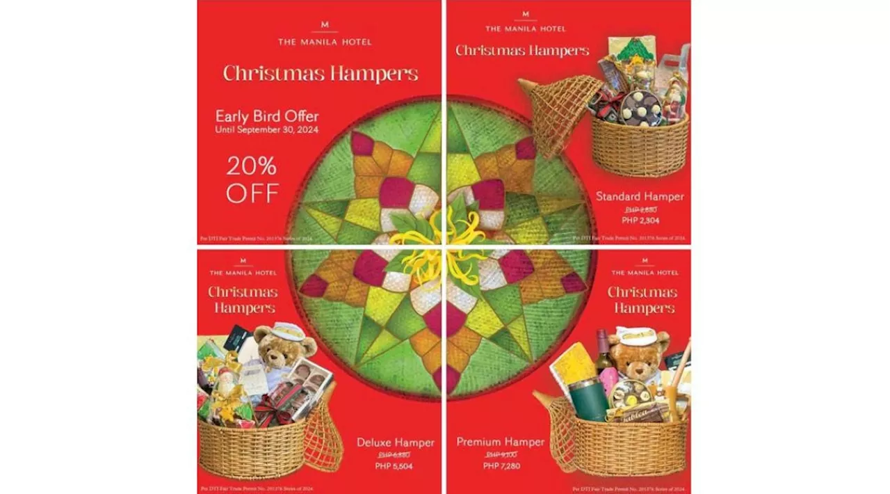 The Manila Hotel unveils holiday cheer with Christmas hampers