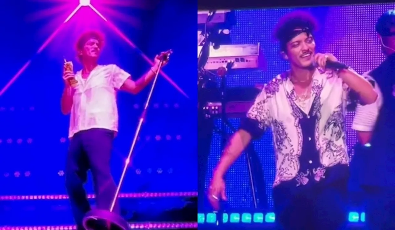 Bruno Mars Lights Up Kuala Lumpur After 6 Years