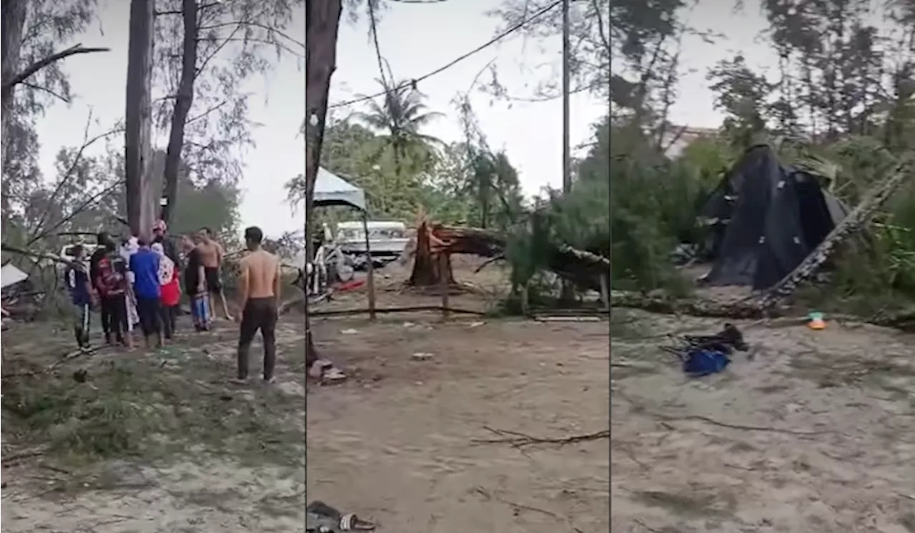 Warga Emas Maut Dihempap Pokok Ketika Berkhemah Di Kuantan