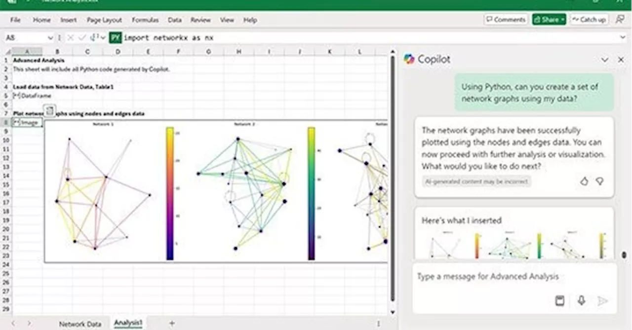 Excel上でCopilotがPythonコードを生成・実行し、複雑なデータ分析などが可能に 「Copilot in Excel with Python」プレビュー公開