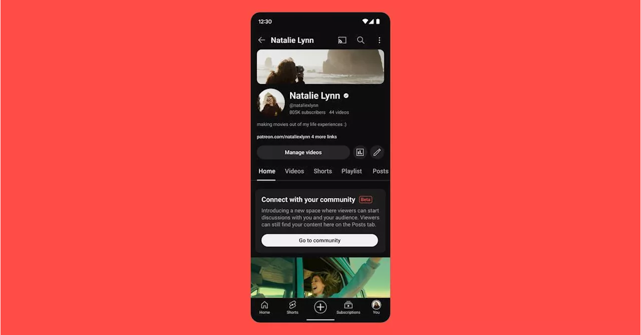 YouTube Communities let fans and viewers chat and post with creators