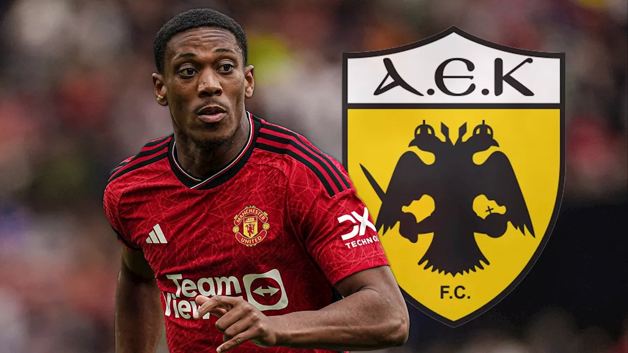 Van Old Trafford naar Athene: Martial gepresenteerd bij Griekse koploper