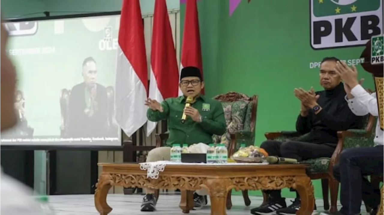 Diskusi di Markas PKB, Cak Imin ke Gita Wirjawan: Saya Bilang ke Beliau Tolong Briefing Kami