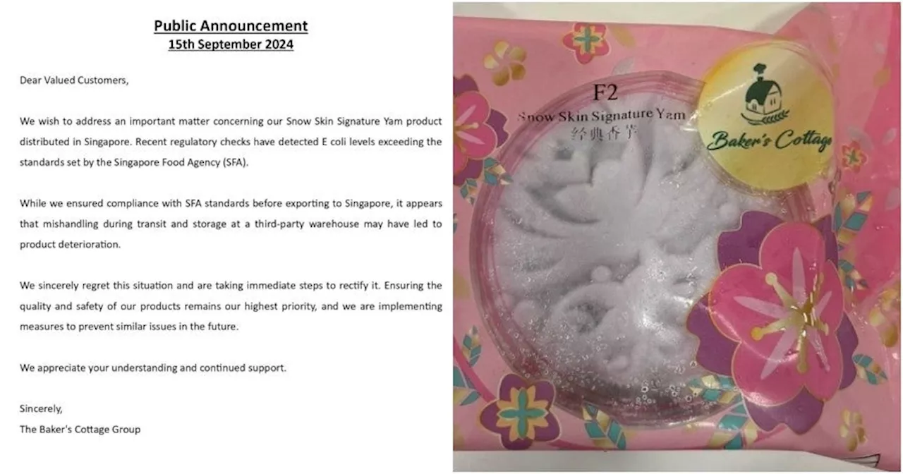 M'sian Bakery Chain Responds After S'pore Food Agency Found High Levels of E. coli on Their Mooncakes