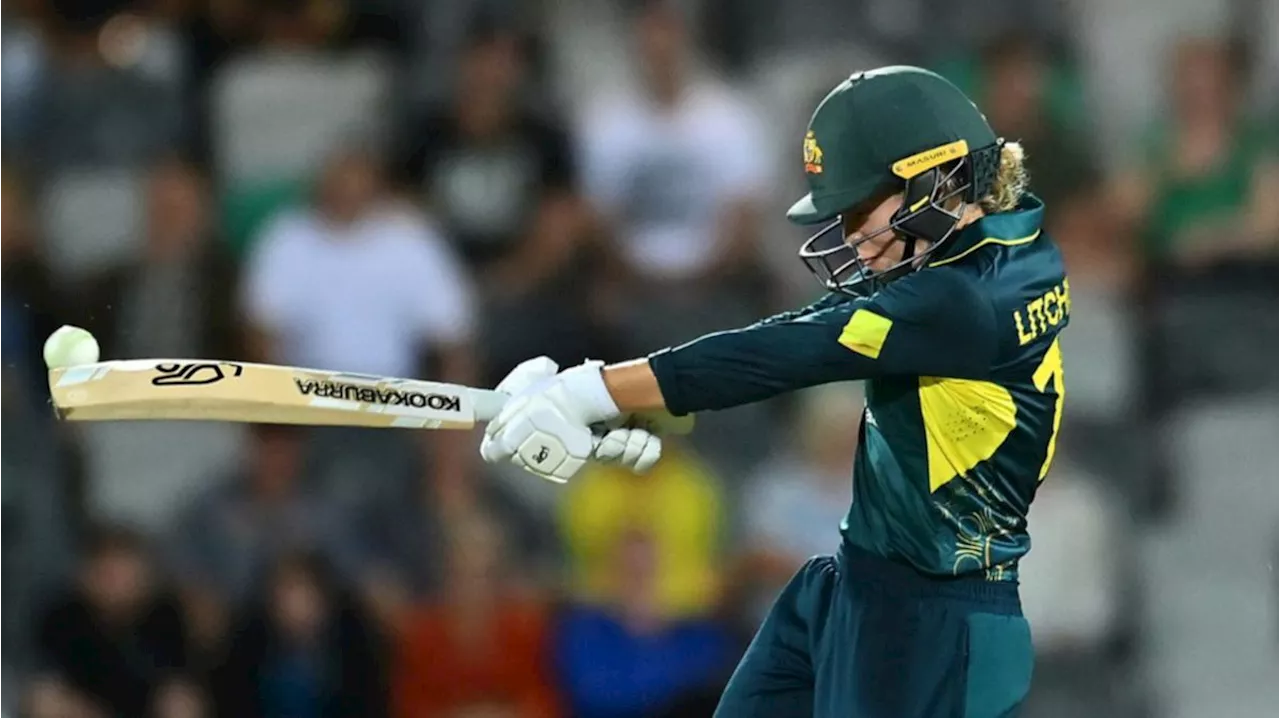 Phoebe Litchfield blasts highest T20 score to steer Australia to opening win against New Zealand