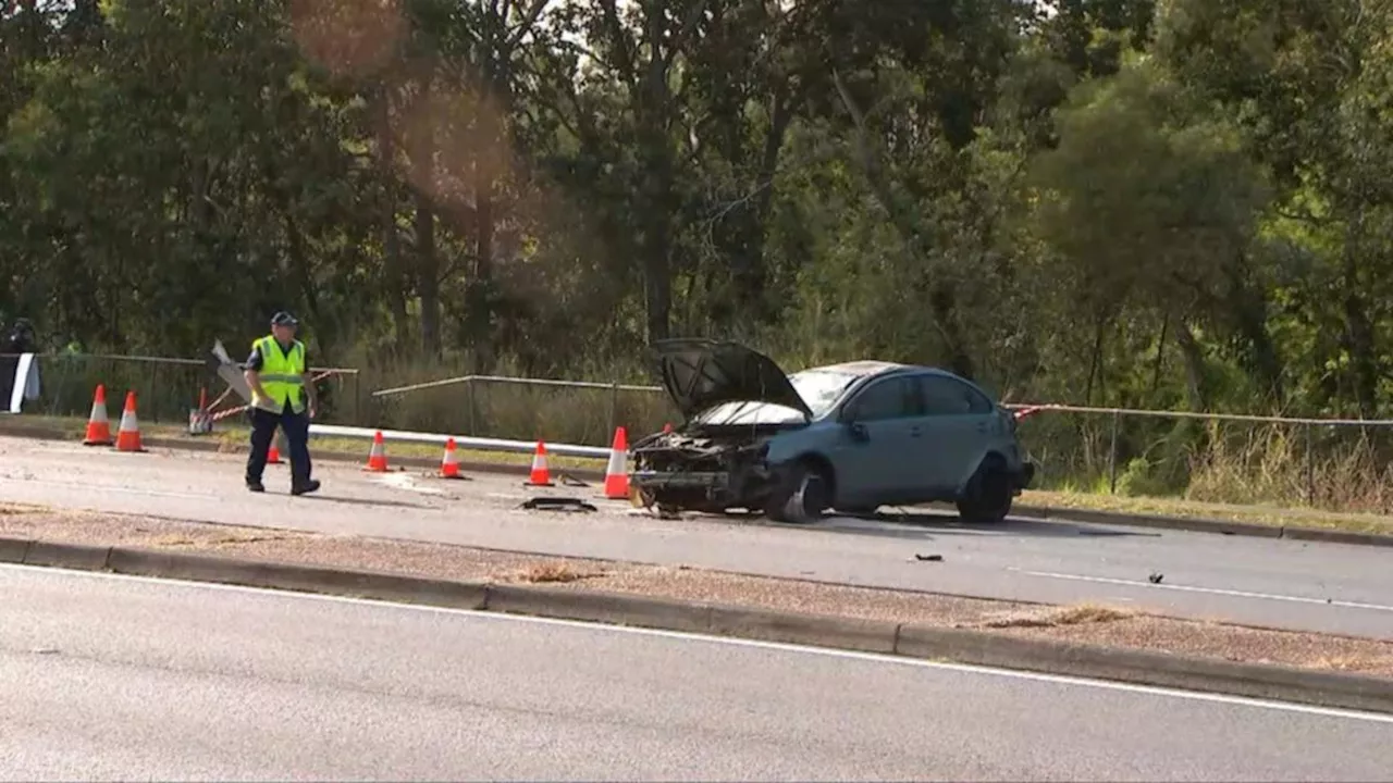 Woman killed as car flips, closing westbound lanes of Kessels Rd at Coopers Plains in Brisbane, revealed as pedestrian