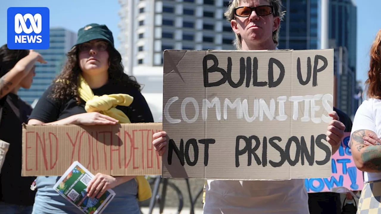 Protesters call for immediate closure of Unit 18 juvenile wing in Perth's Casuarina maximum security prison