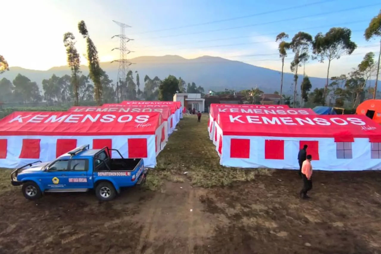 Kemensos salurkan berbagai bantuan untuk korban gempa di Bandung