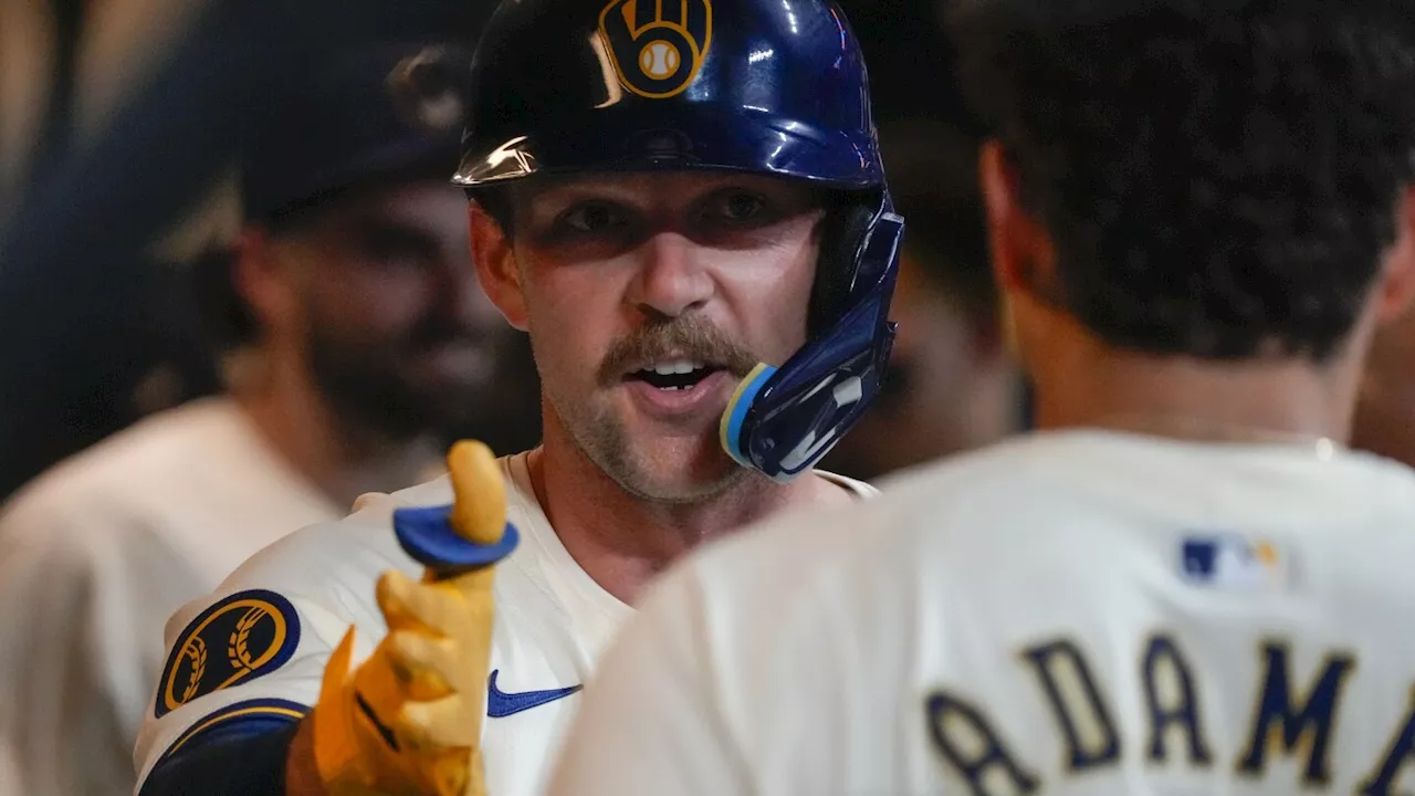 Jake Bauers' game-ending single lifts NL Central-clinching Brewers to 2-1 win over the Phillies