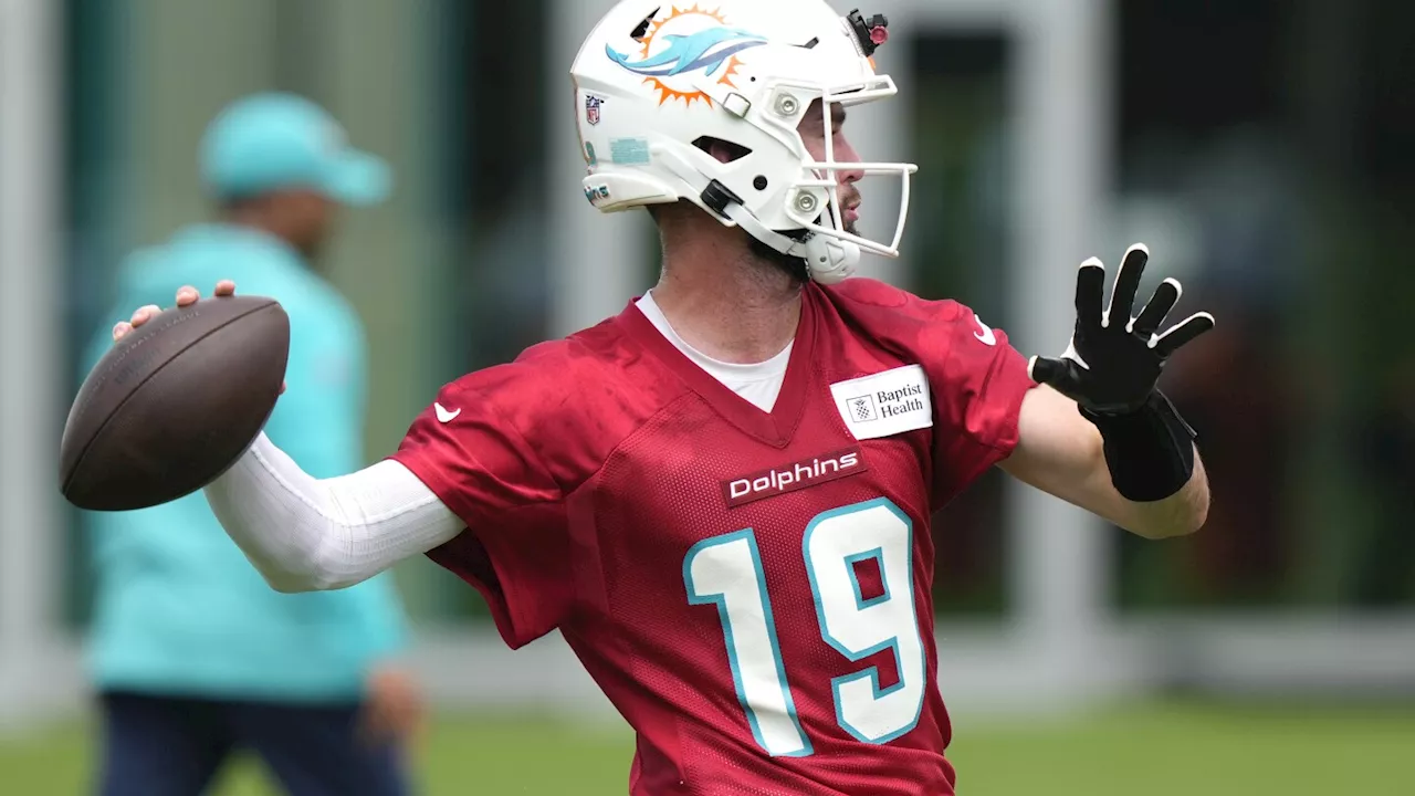 Skylar Thompson steps into the spotlight at QB as Dolphins make long trip to face Seahawks