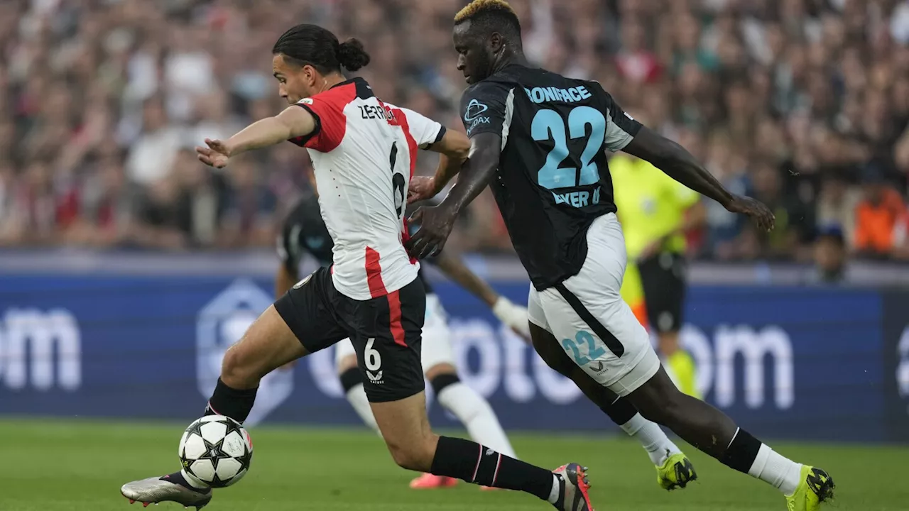 The 'Boni-trick' comes out in the Champions League as Victor Boniface puts on a show for Leverkusen