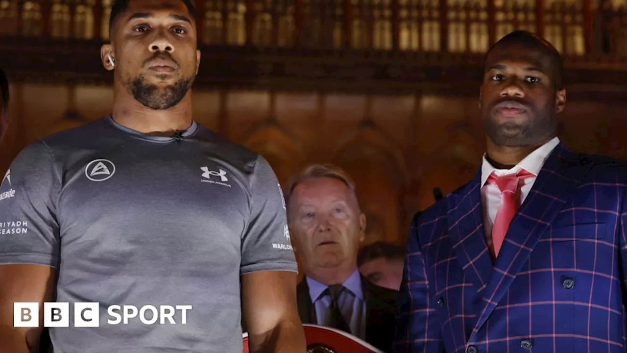 Anthony Joshua vs Daniel Dubois: Champion Dubois slams table in understated news conference