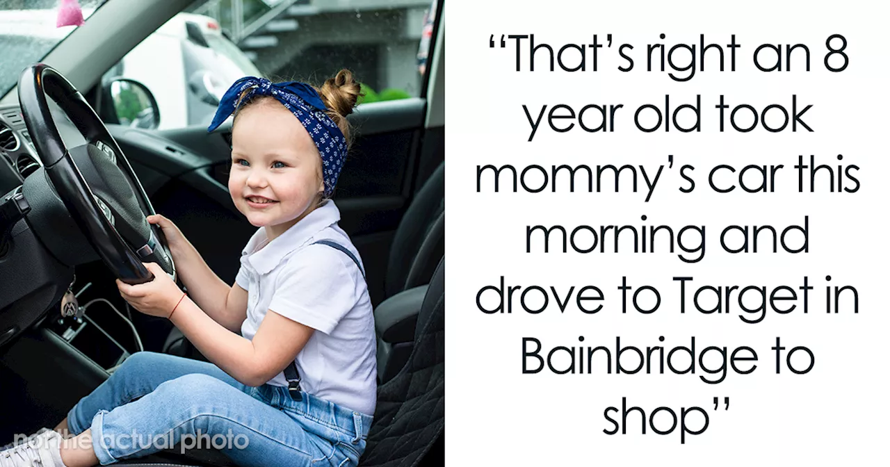 16 Reactions Folks Online Had To An 8-Year-Old Driving Herself For 25 Mins To Shop At Target