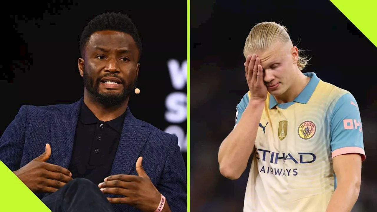 Mikel Obi Aims Dig at Erling Haaland After Man City’s Champions League Match