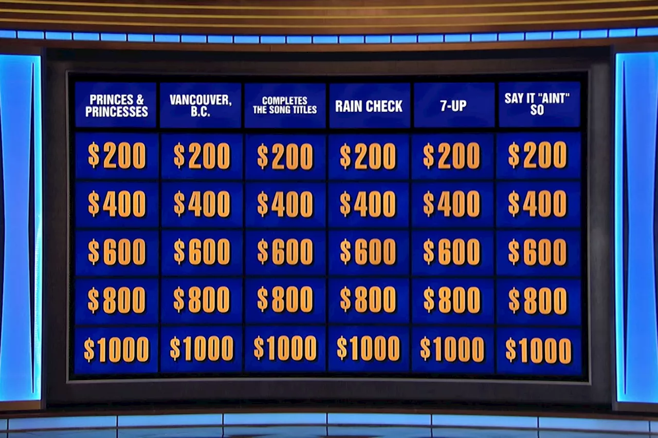 'Who are the Canucks' — Vancouver features in Jeopardy category