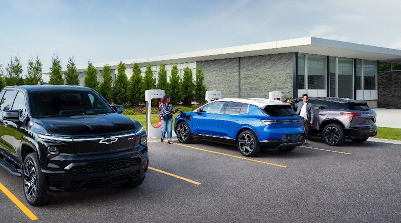 GM Electric Cars Can Now Charge At Tesla Supercharger Locations