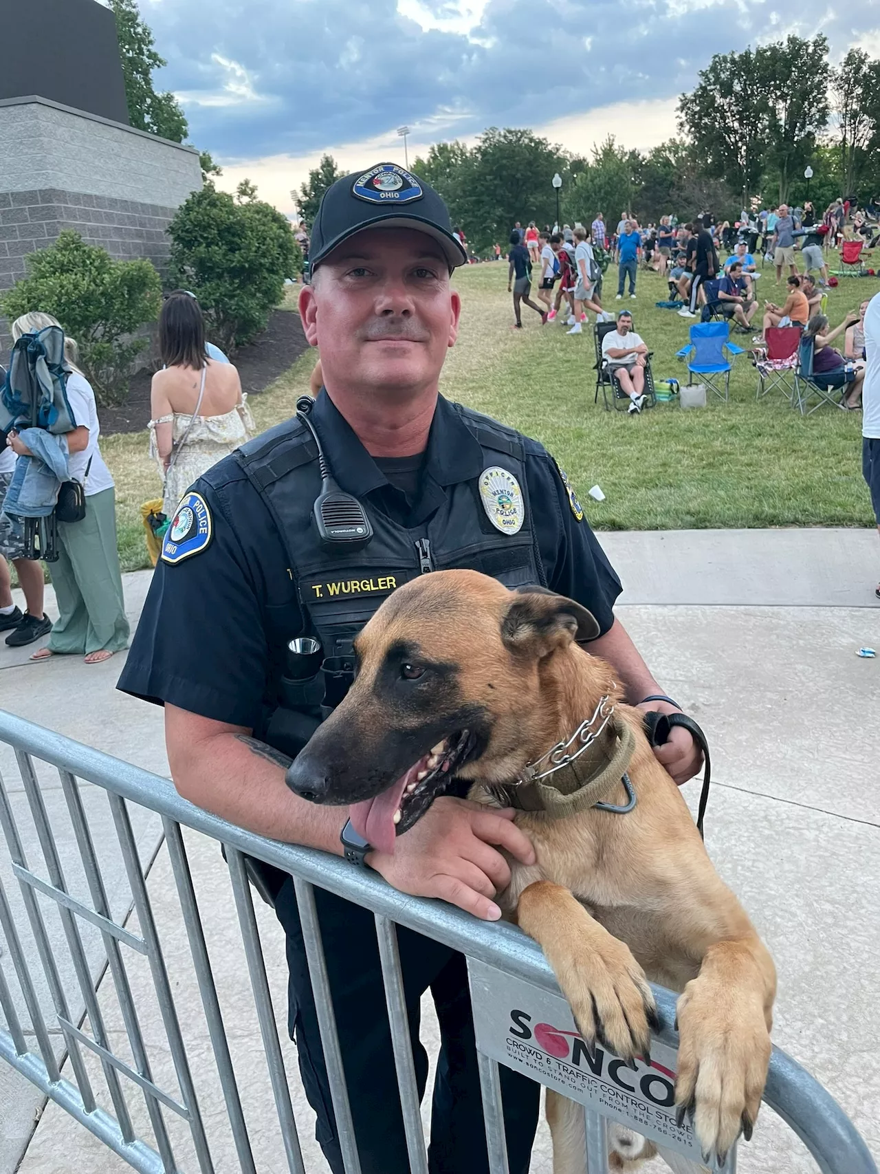 Mentor establishes $250K police K9 fund after sudden death of K9 officer Achilles