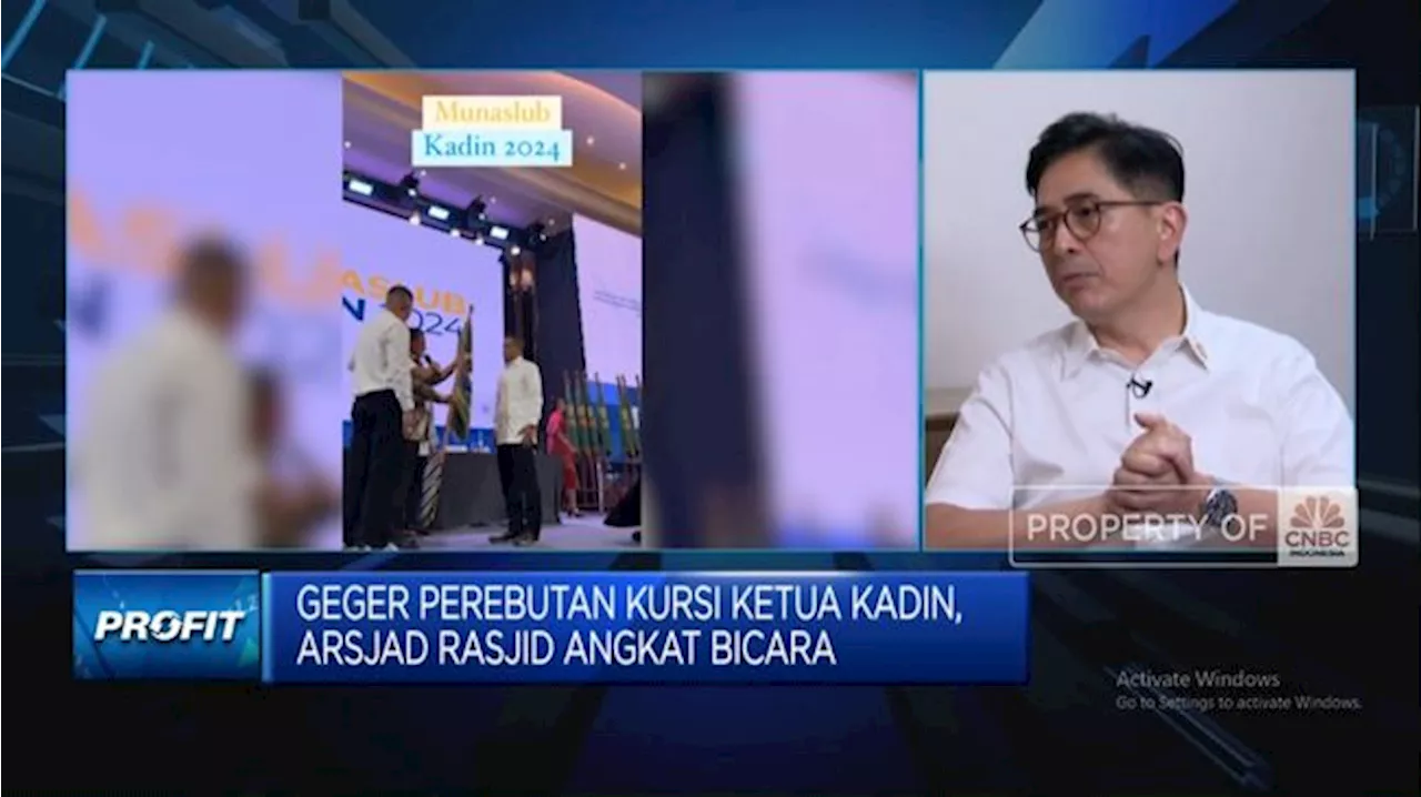 Video: Kursi Ketum Kadin Direbut, Arsjad Bantah Tuduhan Berpolitik